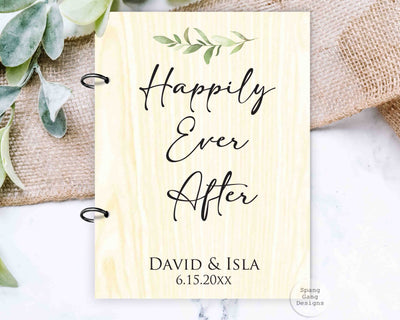 Wood Card Holder - Happily Ever After