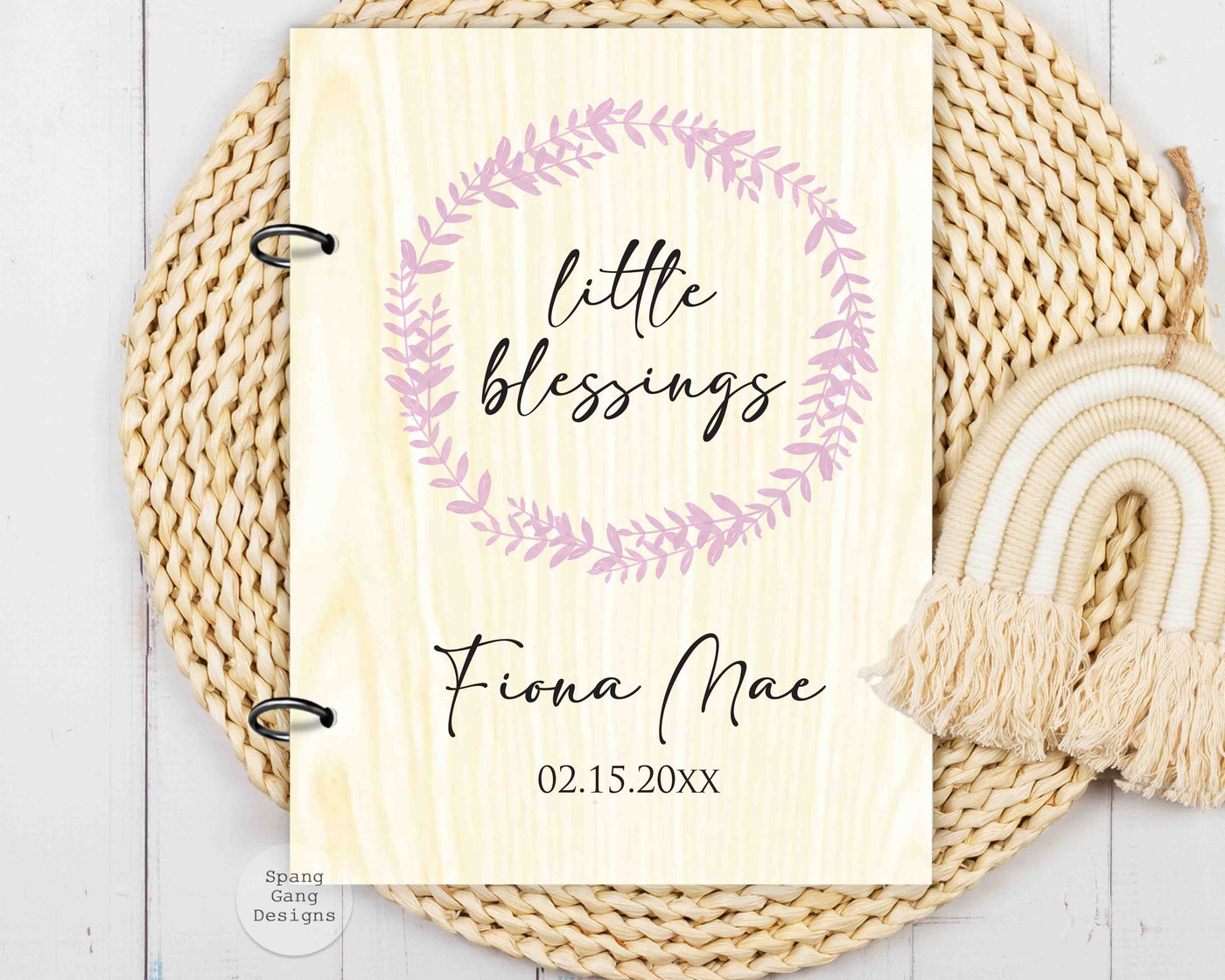 Wood Card Holder - Little Blessings