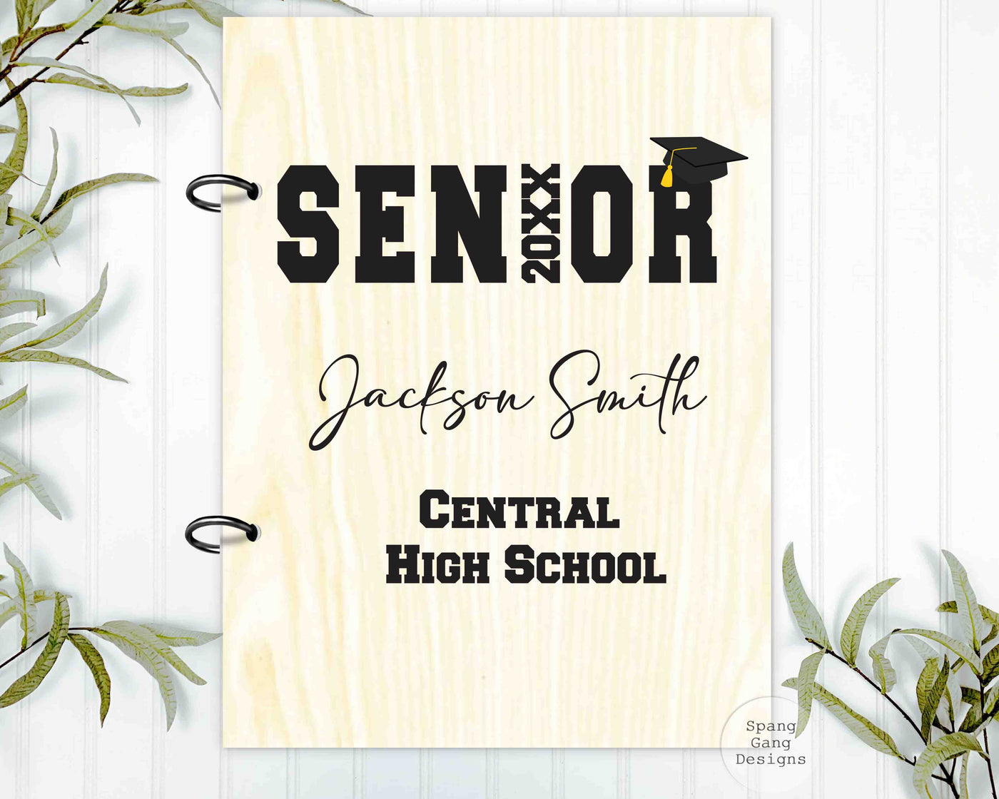 Wood Card Holder - Senior