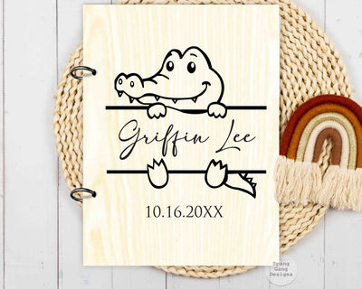 Wood Card Holder - Kids Animals