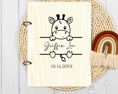 Wood Card Holder - Kids Animals